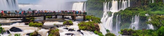 Parc National des chutes d’Iguaçu est réparti sur 2 pays 